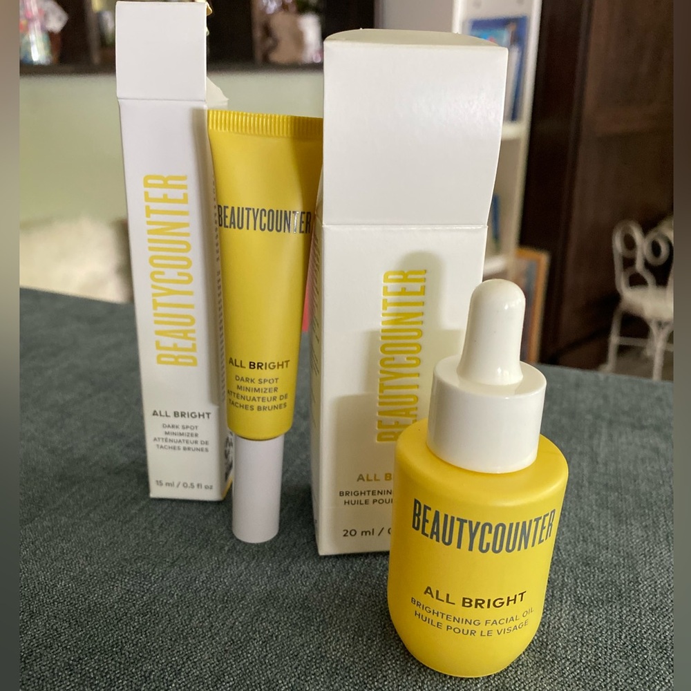 Beautycounter All Bright Bundle (Dark Spot Minimizer and Brightening Facial Oil)